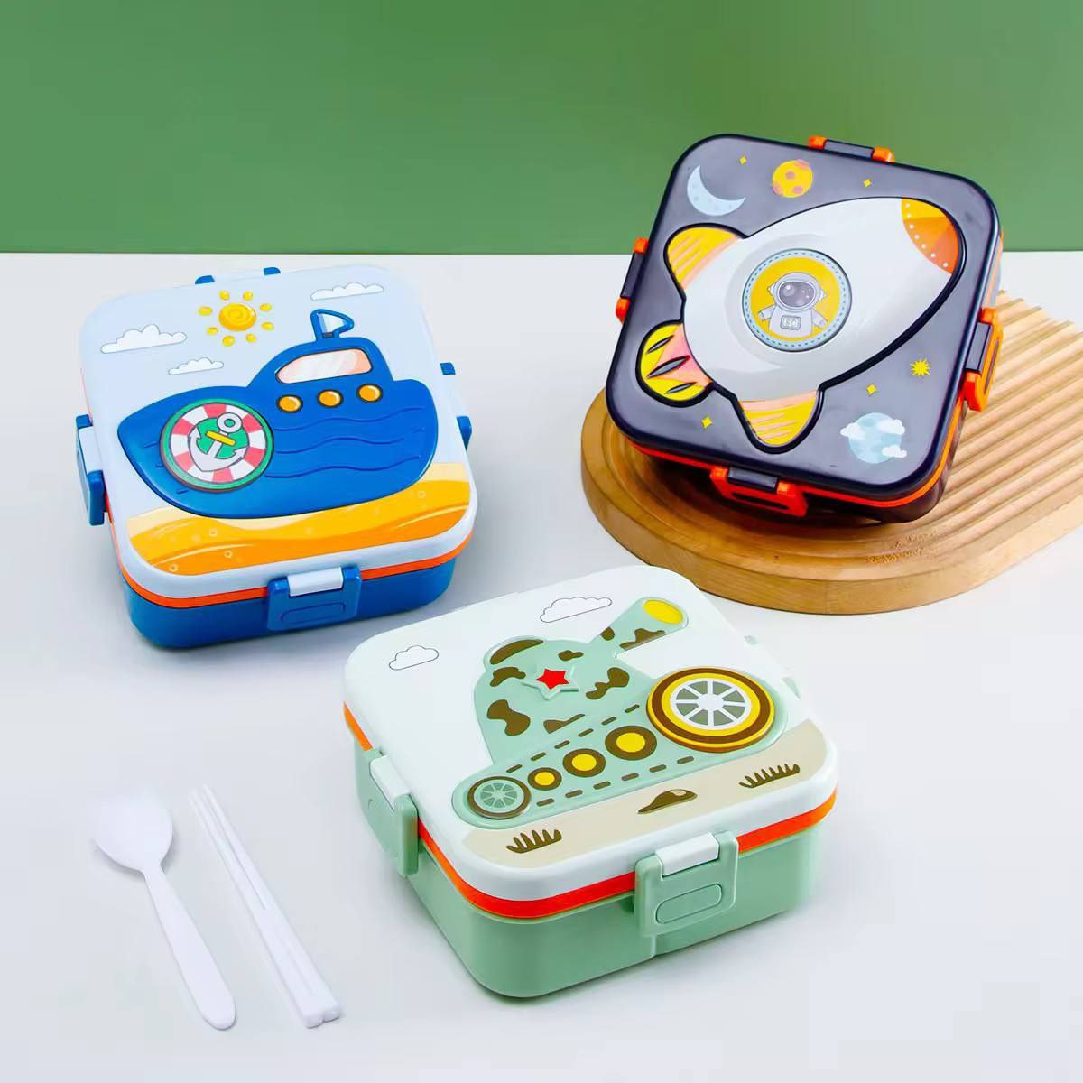Cute Cartoon 3D Printed Lunch Box